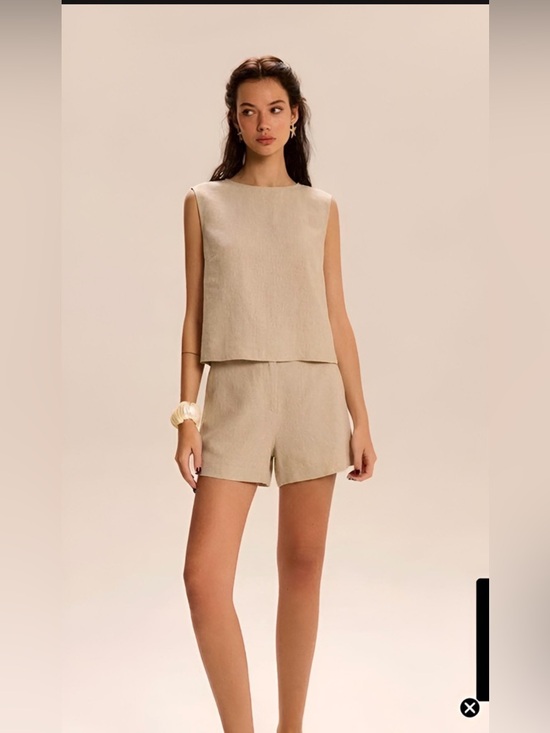 Commense Other - Commense Linen Blend Short Set